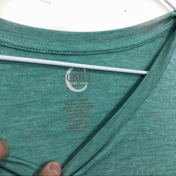 🦋 Cato Teal Relaxed Fit Tee - Picture 2 of 3